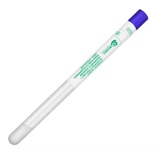 Аплікатор "ВОЛЕС" на пластиковій паличці з середовищем Amies Стерильна 100 шт